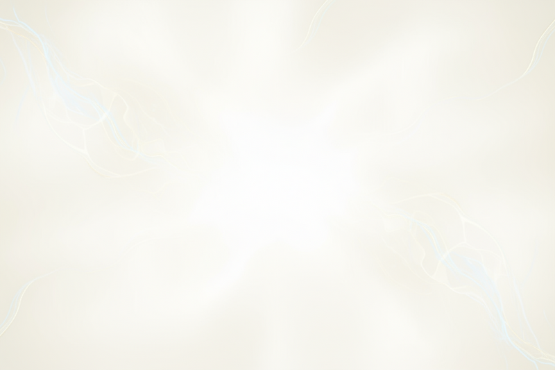 Warm milk white background with subtle golden and pale blue accents